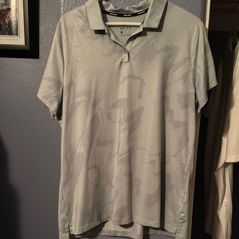 Nike Women's Gray Polo Shirt
